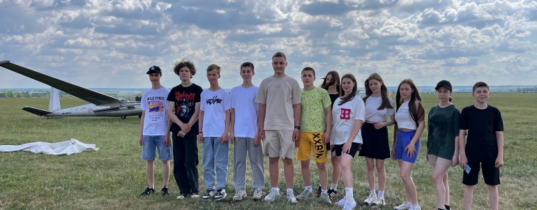 Полёты кадетов из Никольска